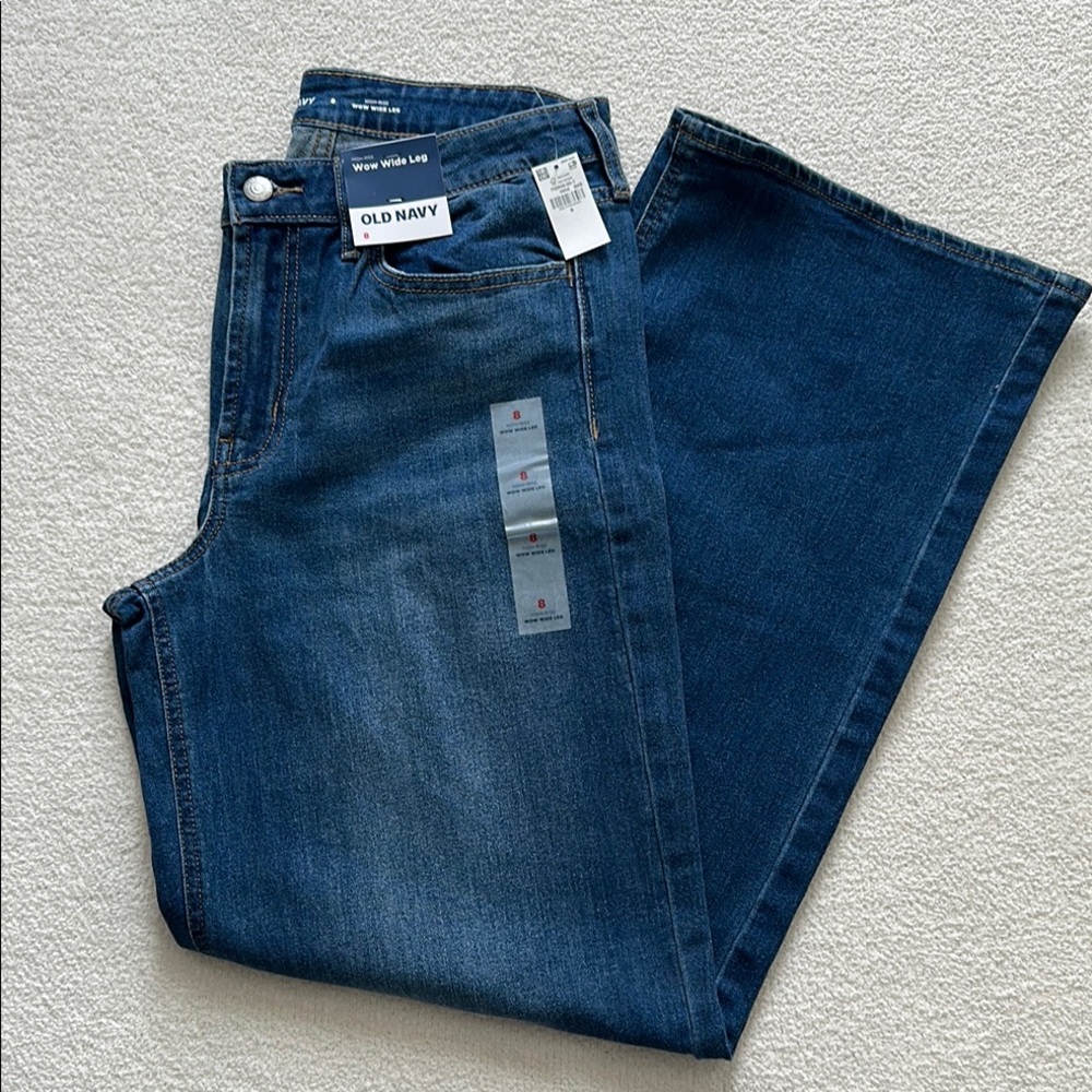 ON Women's Wow Wide Leg Jeans Size 8 NWT!